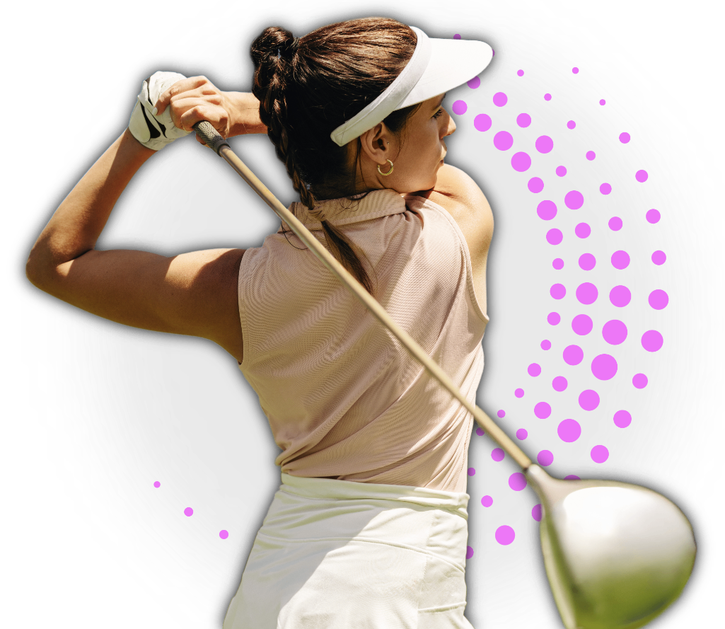 Lady golf swing resized
